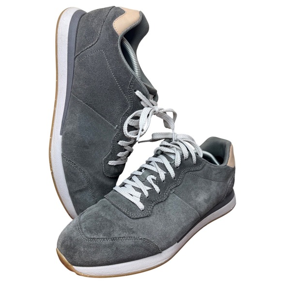 FootJoy Stratos Golf Shoes Mens 10.5 W Charcoal Suede Spikeless Sneakers 54289